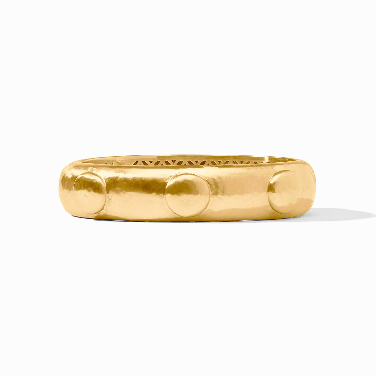 Julie Vos Solara Hinge Bangle, Gold