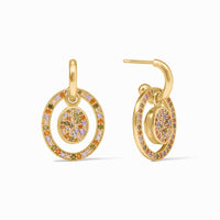 Julie Vos Stardust 6-in-1 Earring, Iridescent Champagne