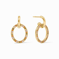 Julie Vos Stardust 6-in-1 Earring, Iridescent Champagne