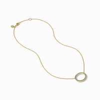 Julie Vos Stardust Delicate Necklace, Light Sapphire Blue
