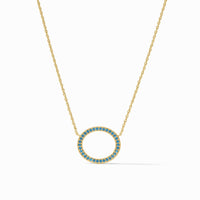 Julie Vos Stardust Delicate Necklace, Light Sapphire Blue