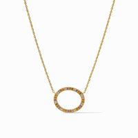 Julie Vos Stardust Delicate Necklace, Multi-Stone