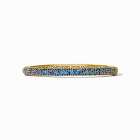 Julie Vos Stardust Hinge Bangle, Sapphire Blue