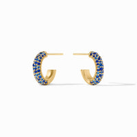 Julie Vos Stardust Hoop, Sapphire Blue