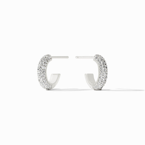 Sterling Stardust Hoop