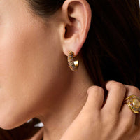 Julie Vos Stardust Hoop, Multi-Stone