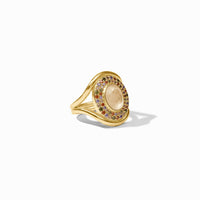Julie Vos Stardust Statement Ring, Iridescent Champagne