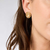 Julie Vos Stardust Stud, Iridescent Champagne