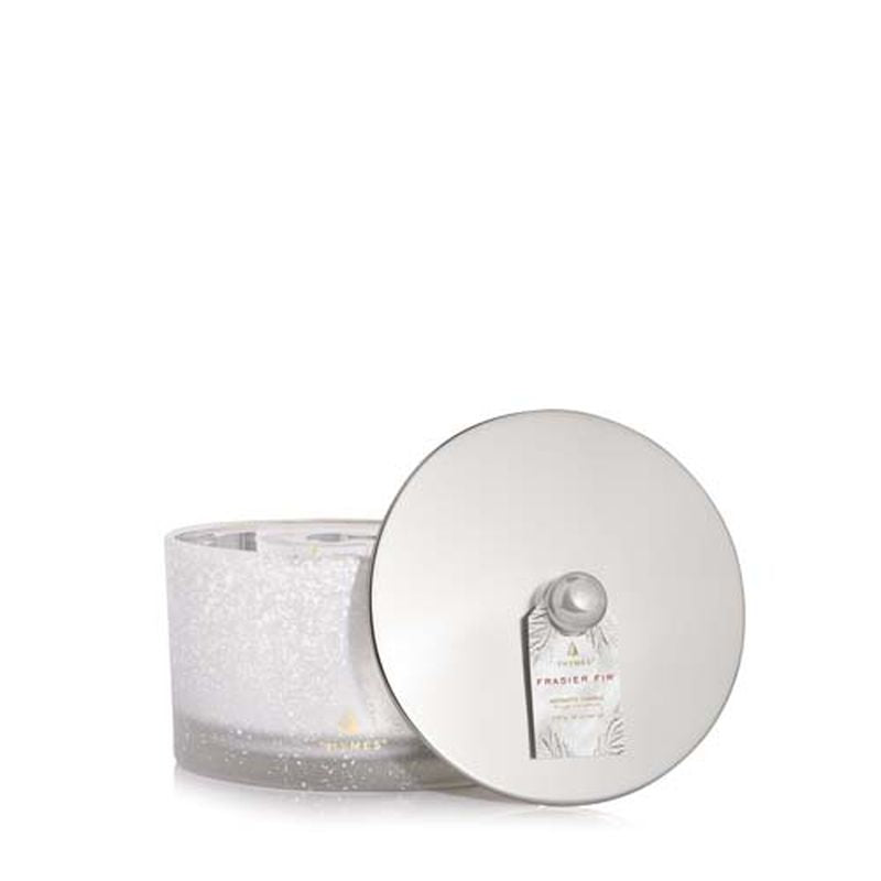 Frasier Fir Flocked 3-Wick Poured Candle