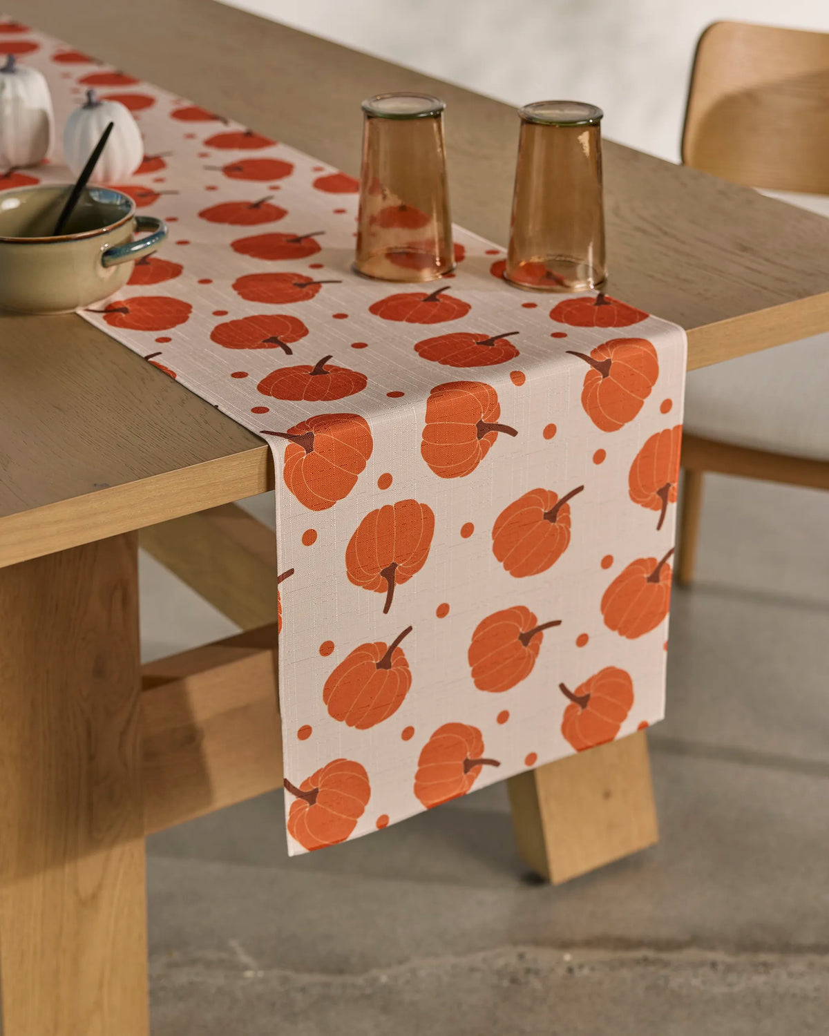 Pumpkin Polka Table Runner