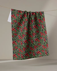Flowing Poppies Tea Towel