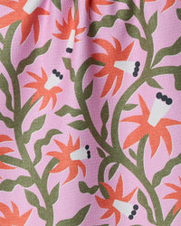 Graphic Flowers Tea Towel