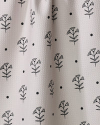 Inked Bloom Tea Towel