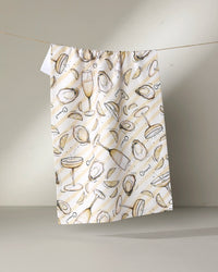 Oysters and Champagne Tea Towel