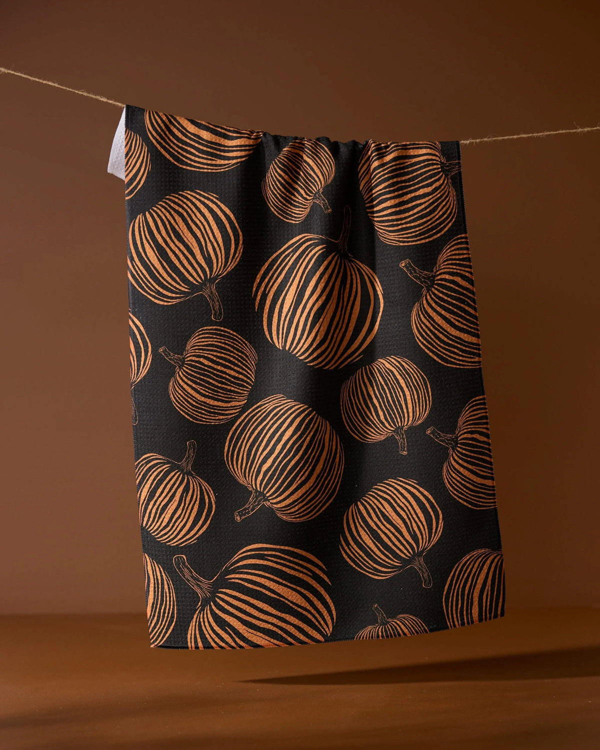 Pumpkin Noir Tea Towel