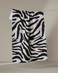 Zira Black Tea Towel