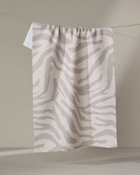 Zira Gray Tea Towel