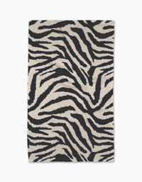 Zira Black Tea Towel