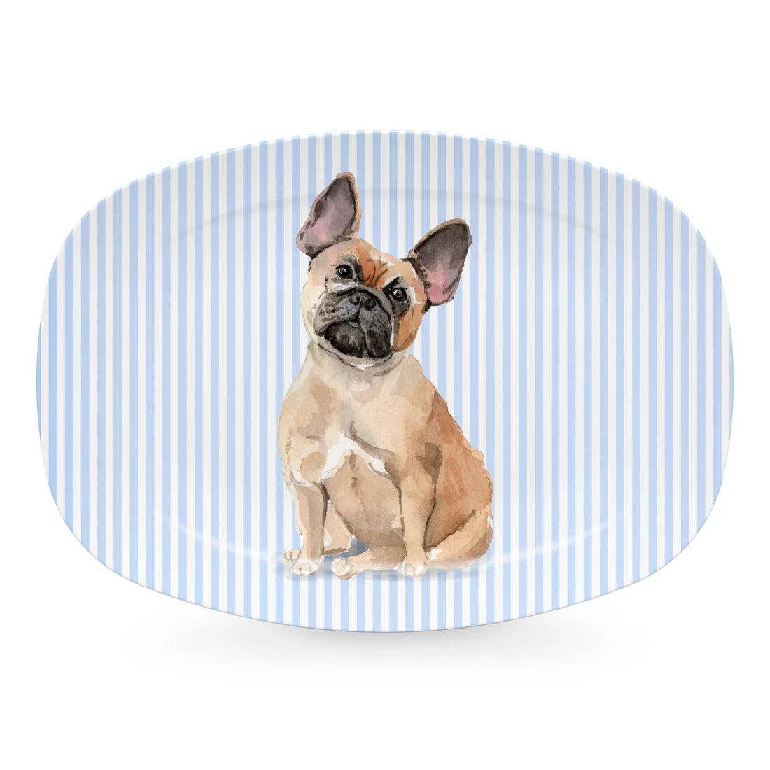 Best Friends French Bulldog Platter