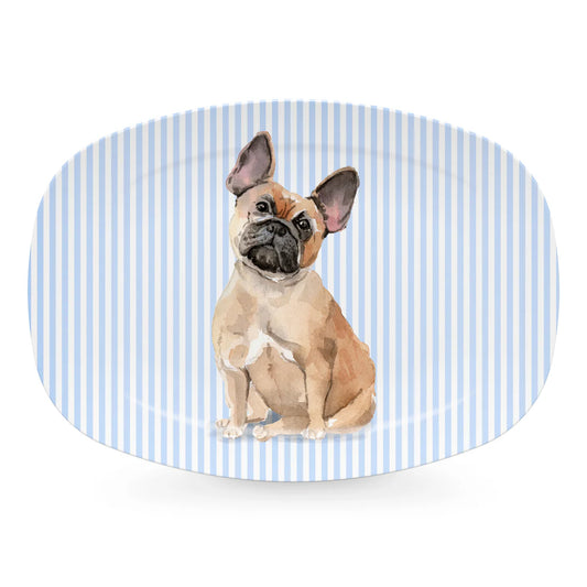 Best Friends French Bulldog Platter