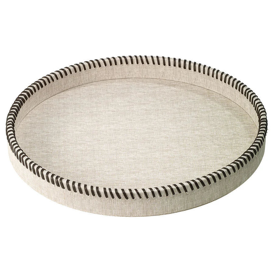 Whipstitch Round Tray