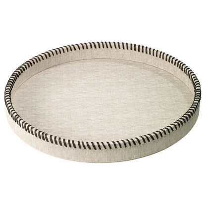 Whipstitch Round Tray