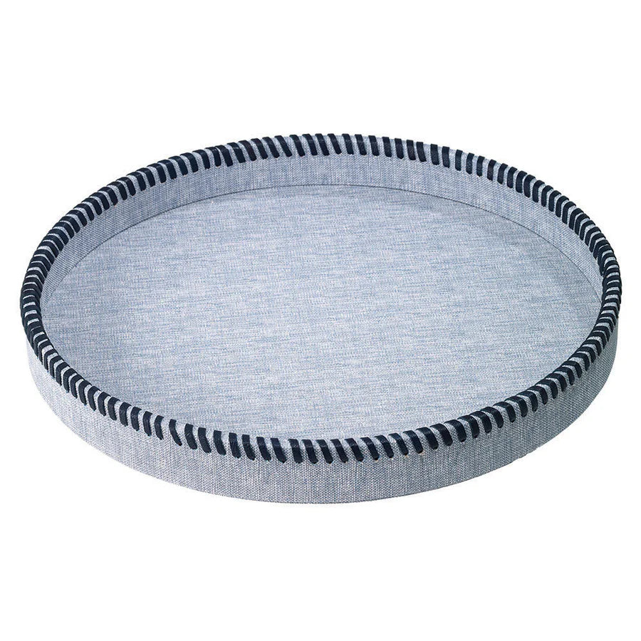 Whipstitch Round Tray