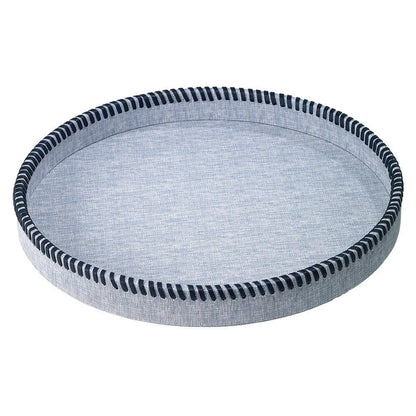 Whipstitch Round Tray