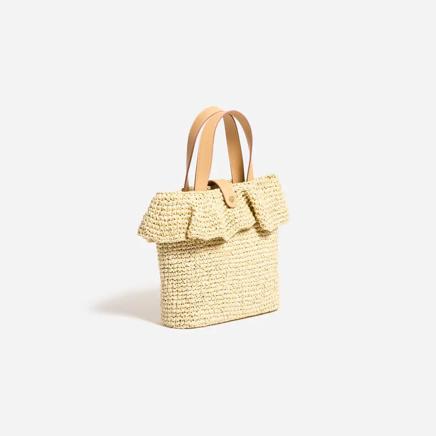 Ruffle Tote - Woven