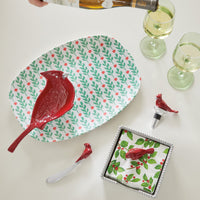 Red Cardinal Nut Dish