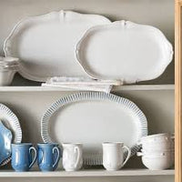 Berry & Thread 16" Platter - Whitewash