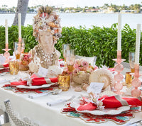 Coral Spray Napkin Ring
