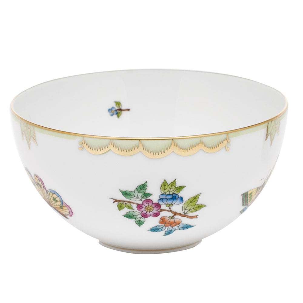Queen Victoria Green Small Bowl