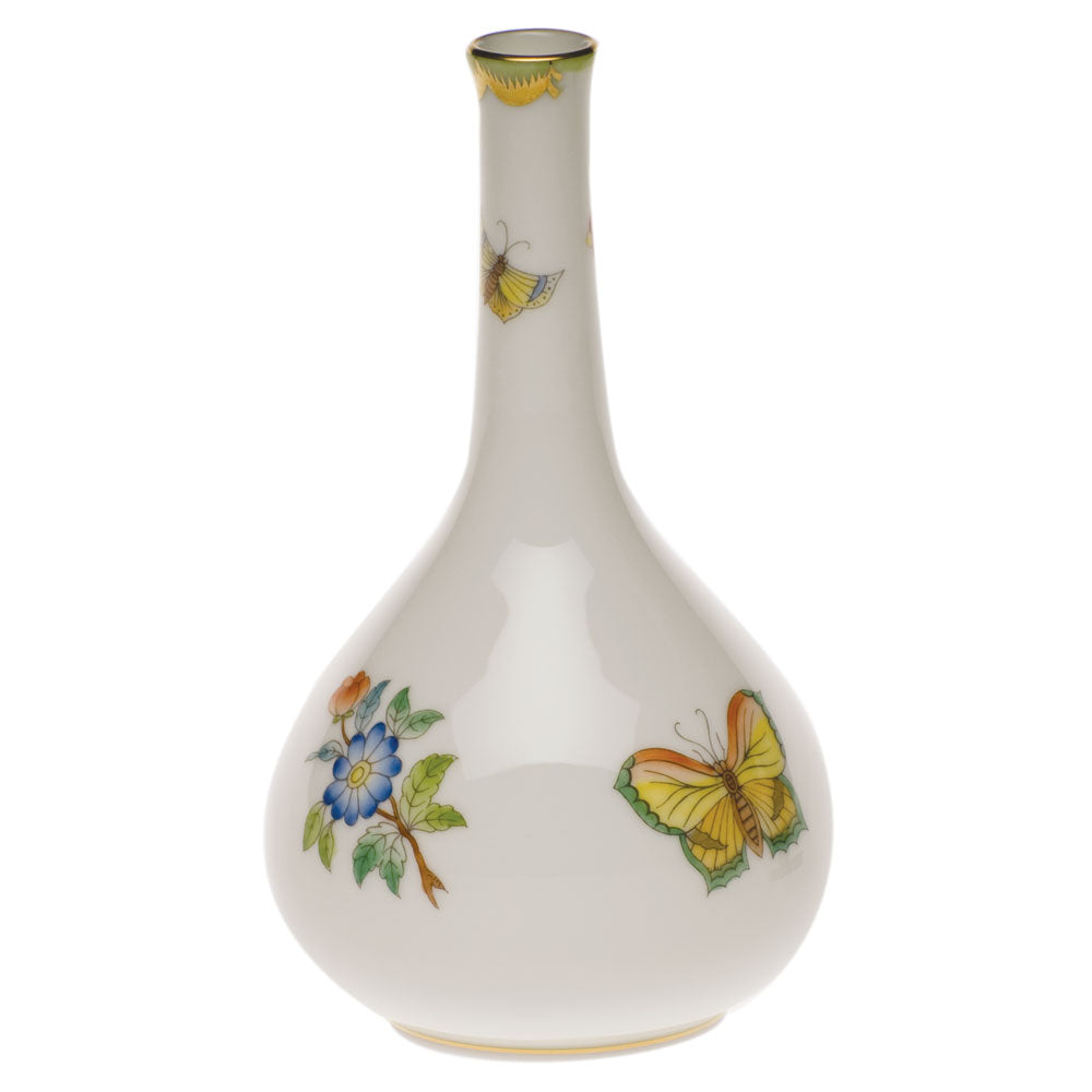 Queen Victoria Green Medium Bud Vase