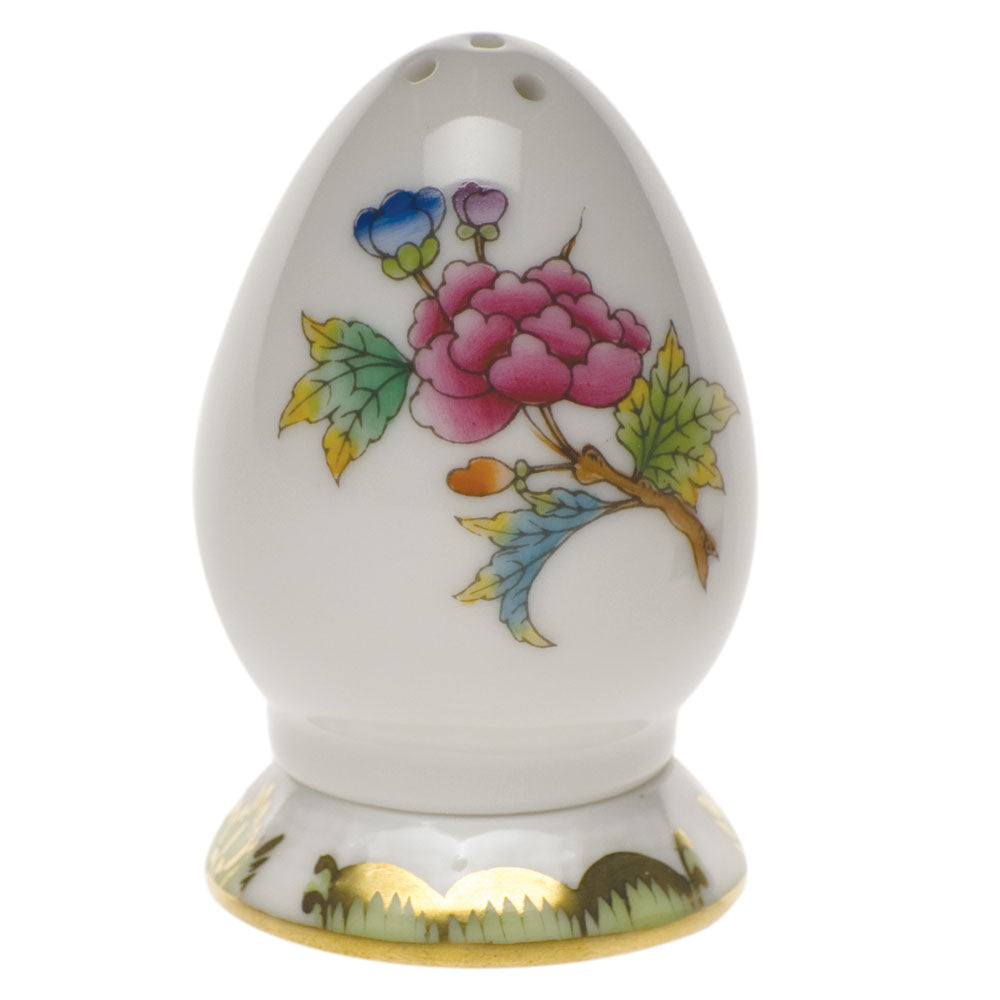 Queen Victoria Green Salt Shaker Multi Hole