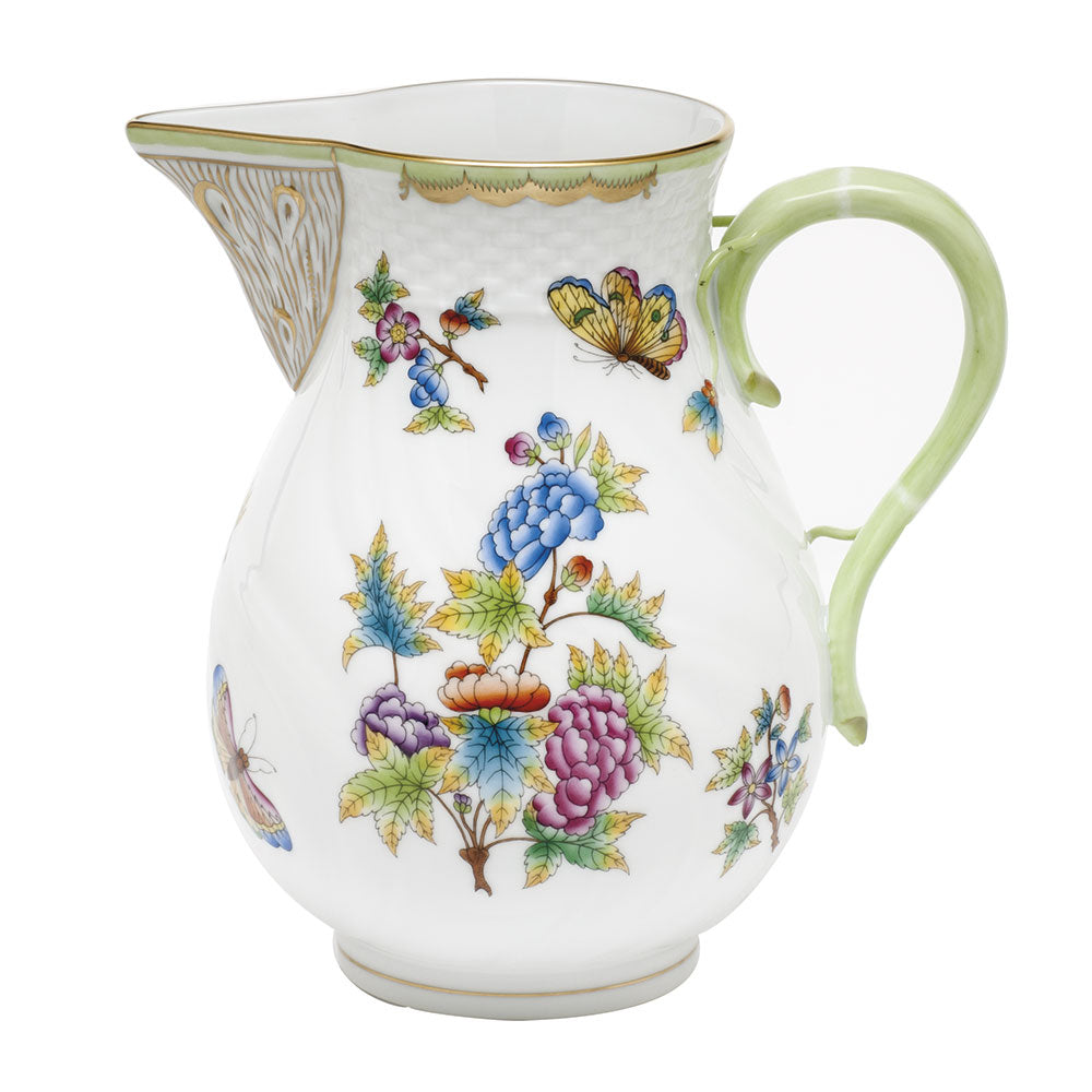 Queen Victoria Green Pitcher