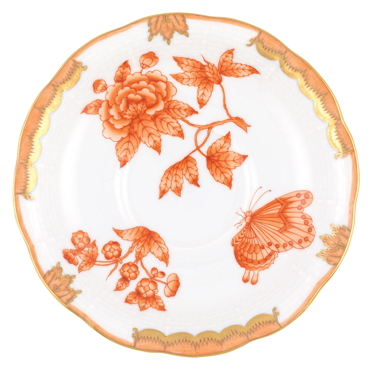 Fortuna Rust Tea Saucer