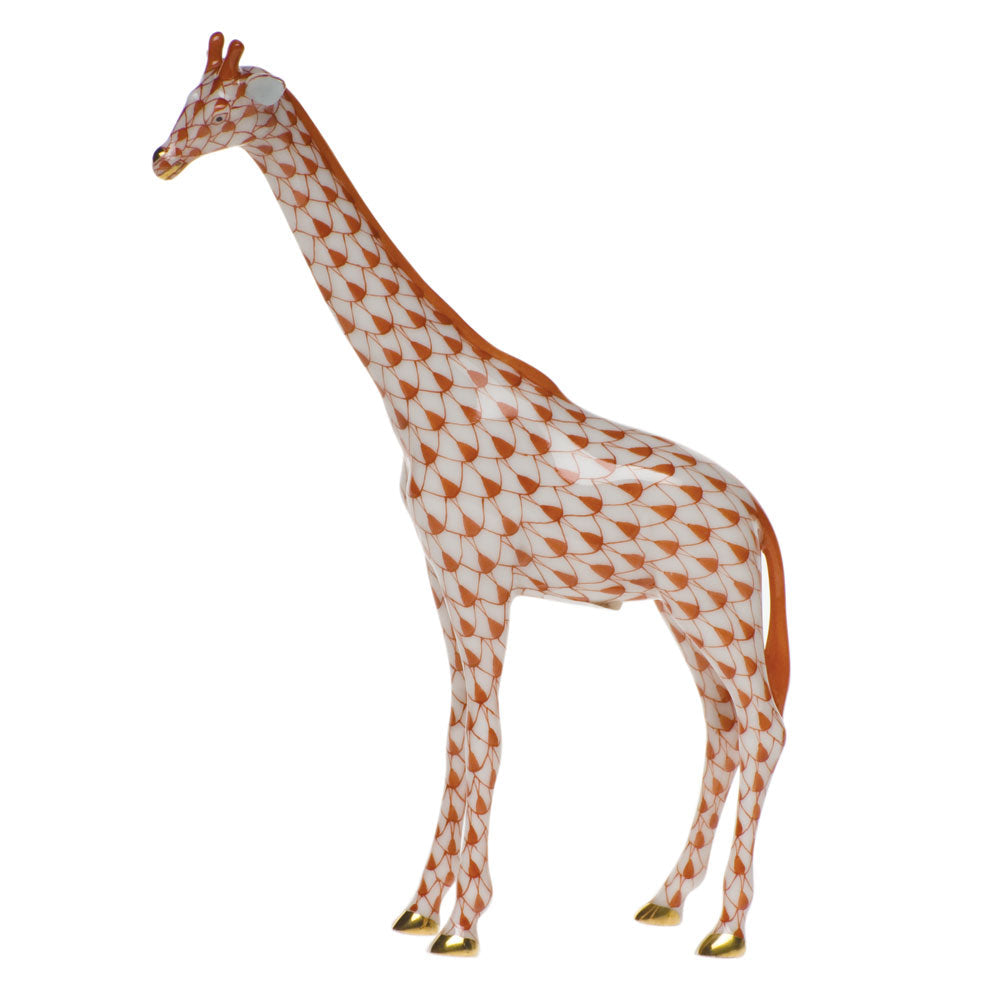 Small Single Giraffe — Rust