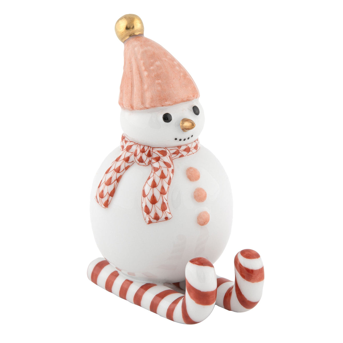 Skiing Snowman — Rust