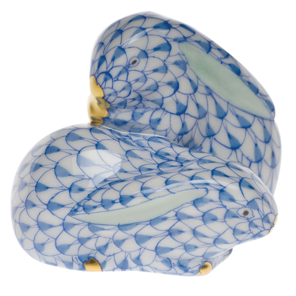 Pair of Rabbits — Blue