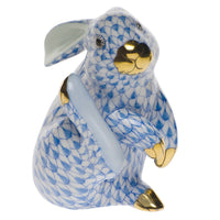 Scratching Bunny — Blue