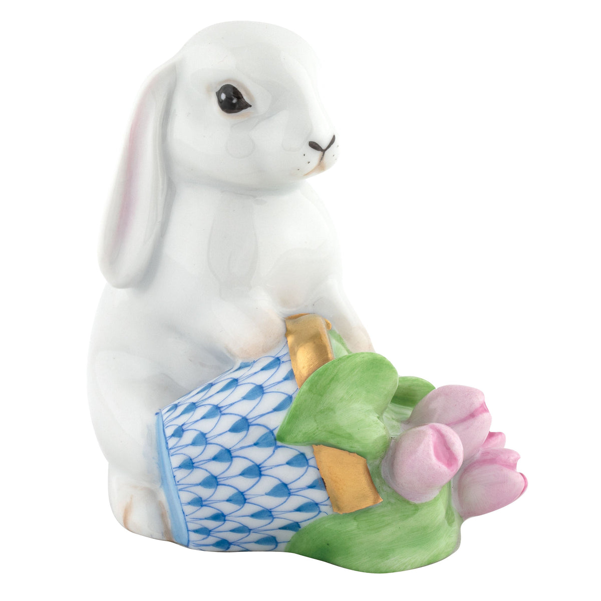 Flowerpot Bunny — Blue