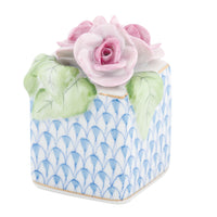 Roses In Vase — Blue