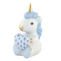 Sitting Unicorn — Blue