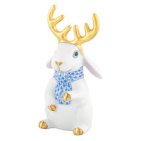 Reindeer Rabbit — White & Blue