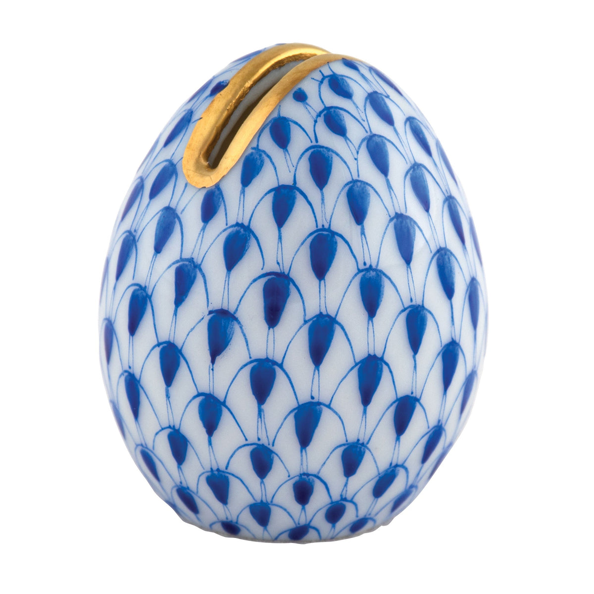Egg Place Card Holder — Sapphire