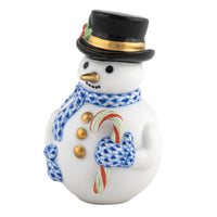 Candy Cane Snowman — Sapphire