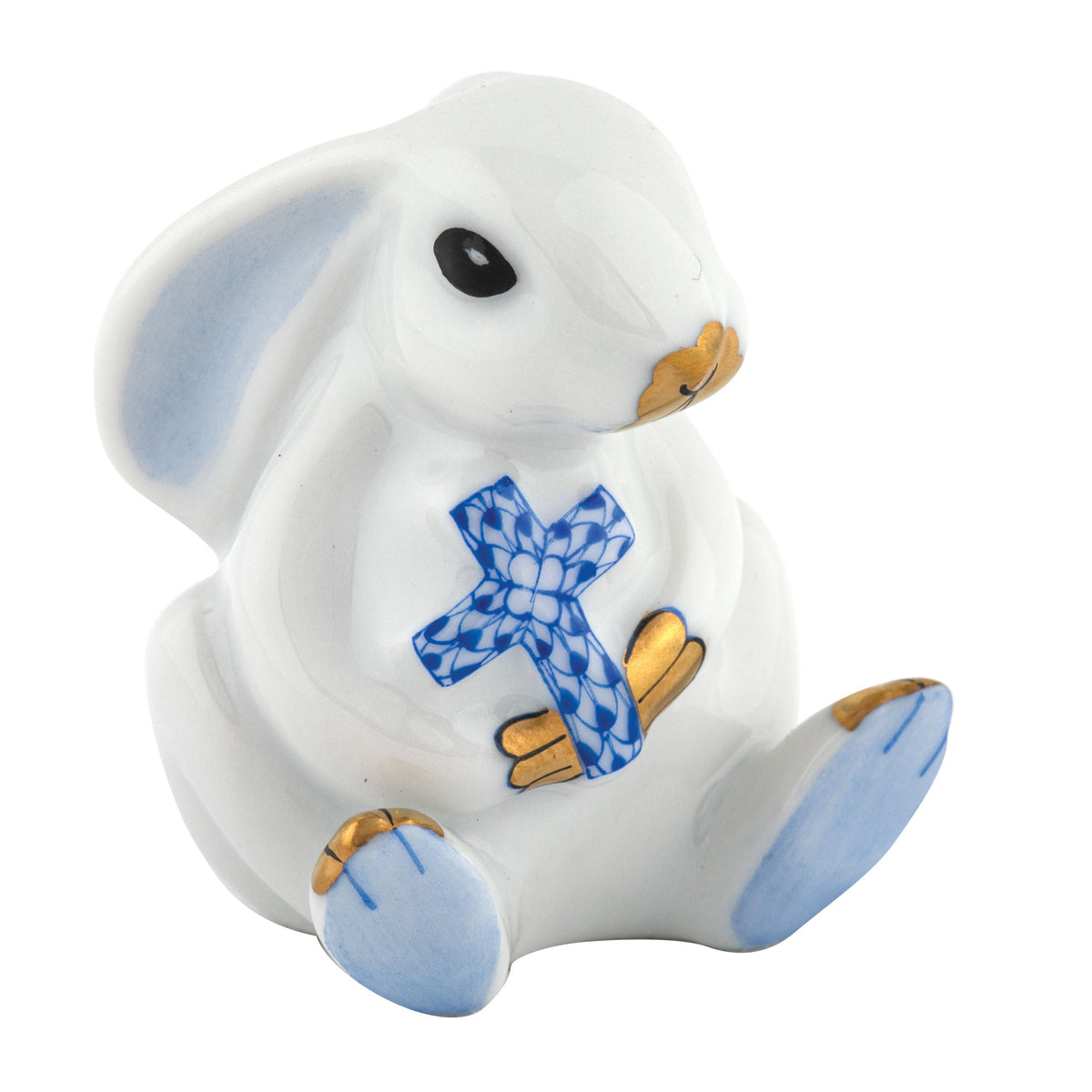 Bunny with Cross — Sapphire