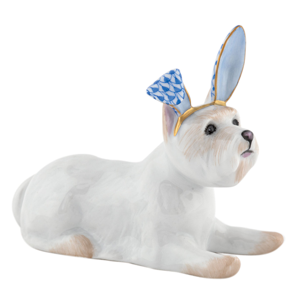 Westie with Bunny Ears — Sapphire