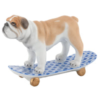 Skateboarding Bulldog — Sapphire